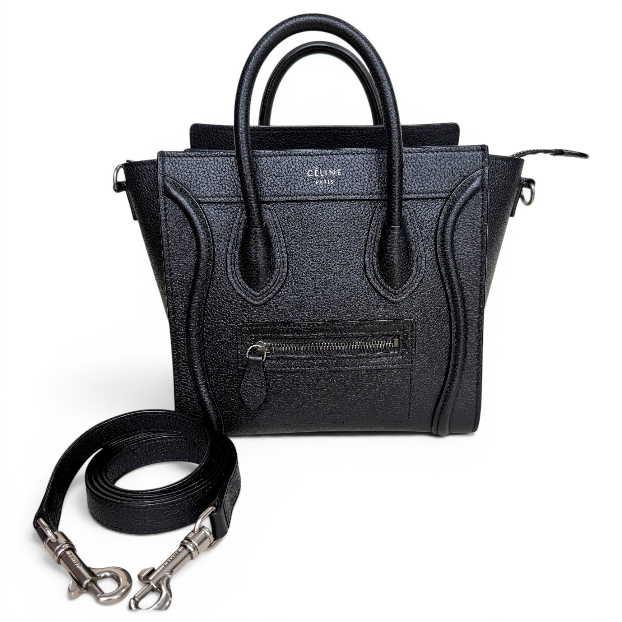 Nano Luggage leather handbag