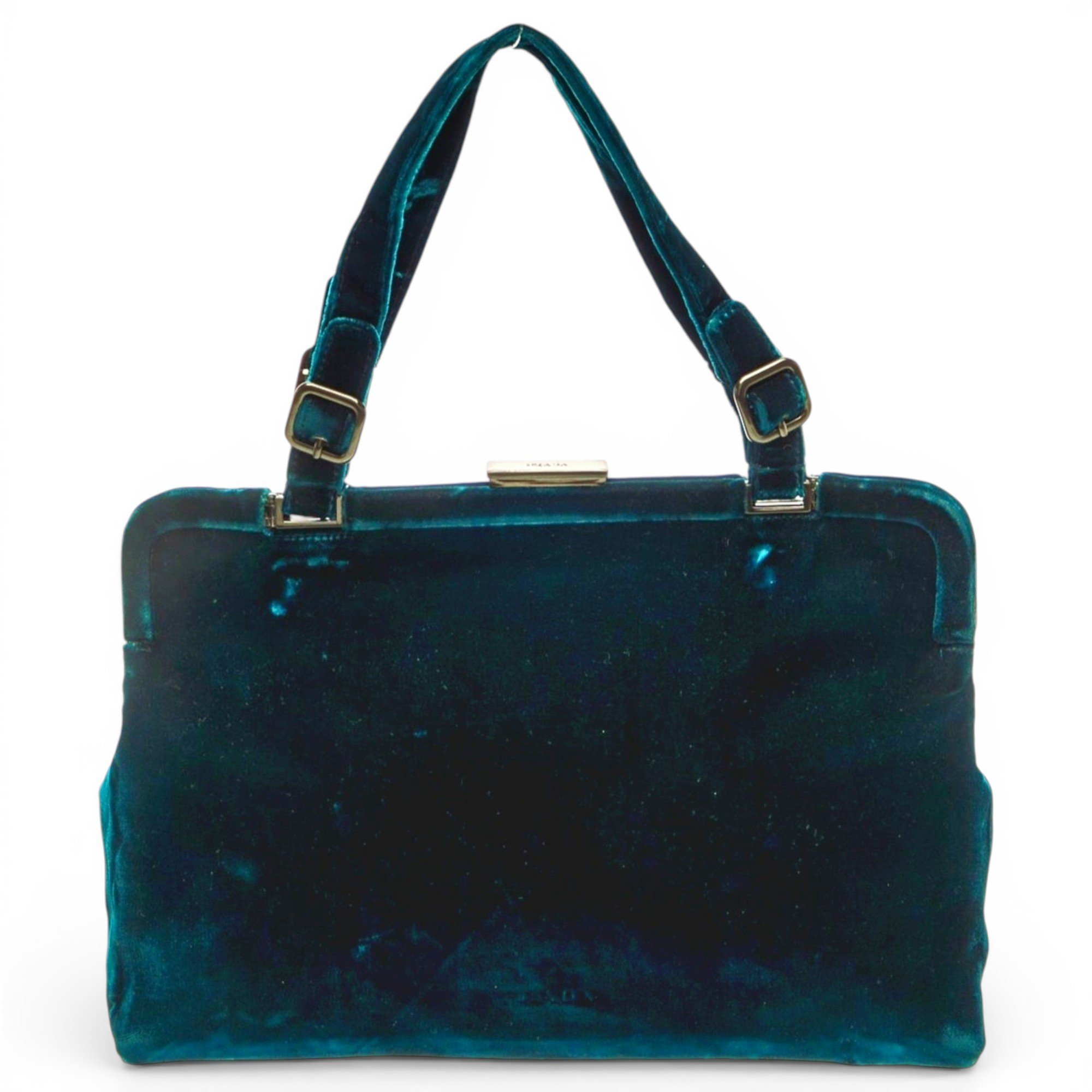 Velvet handbag