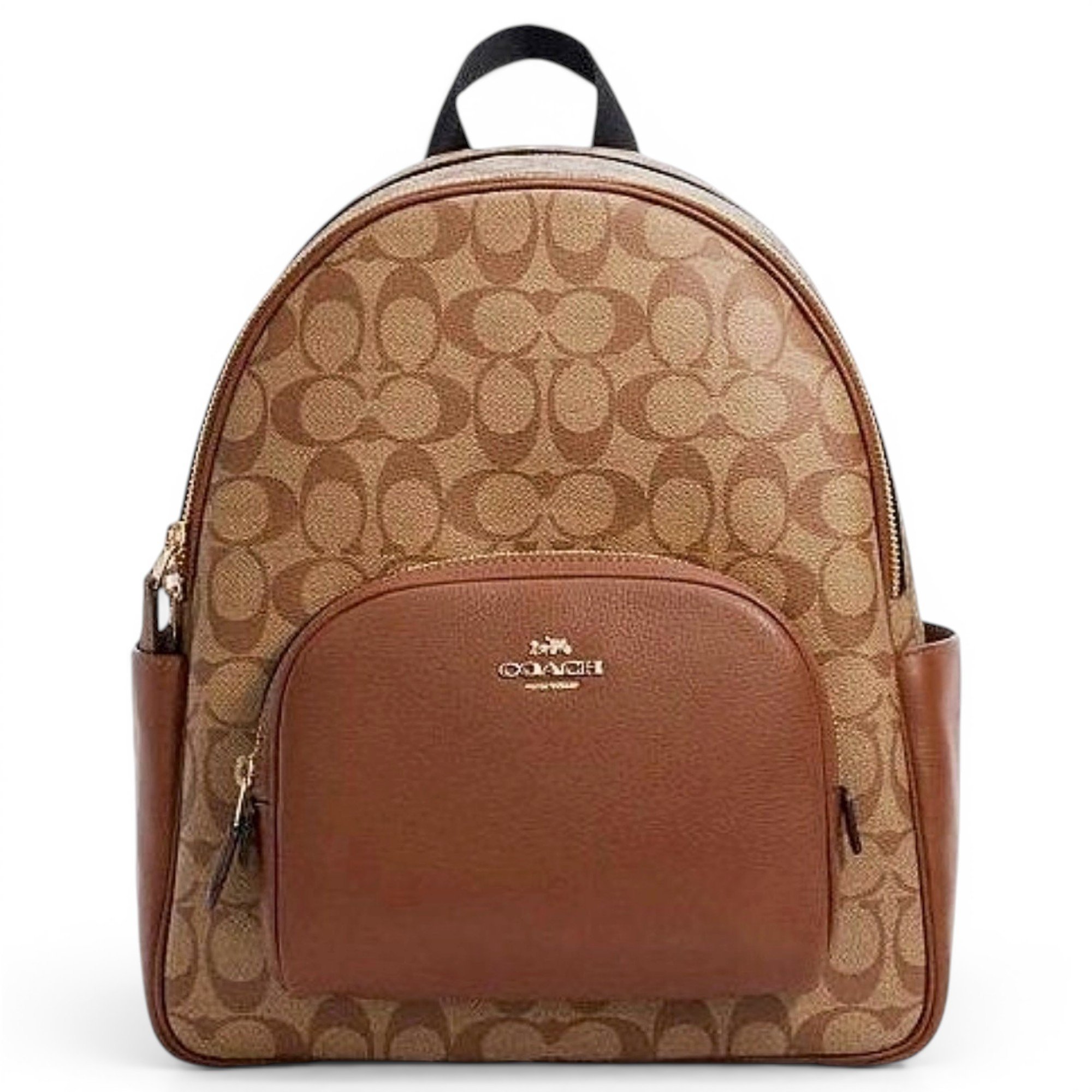 Campus leather backpack