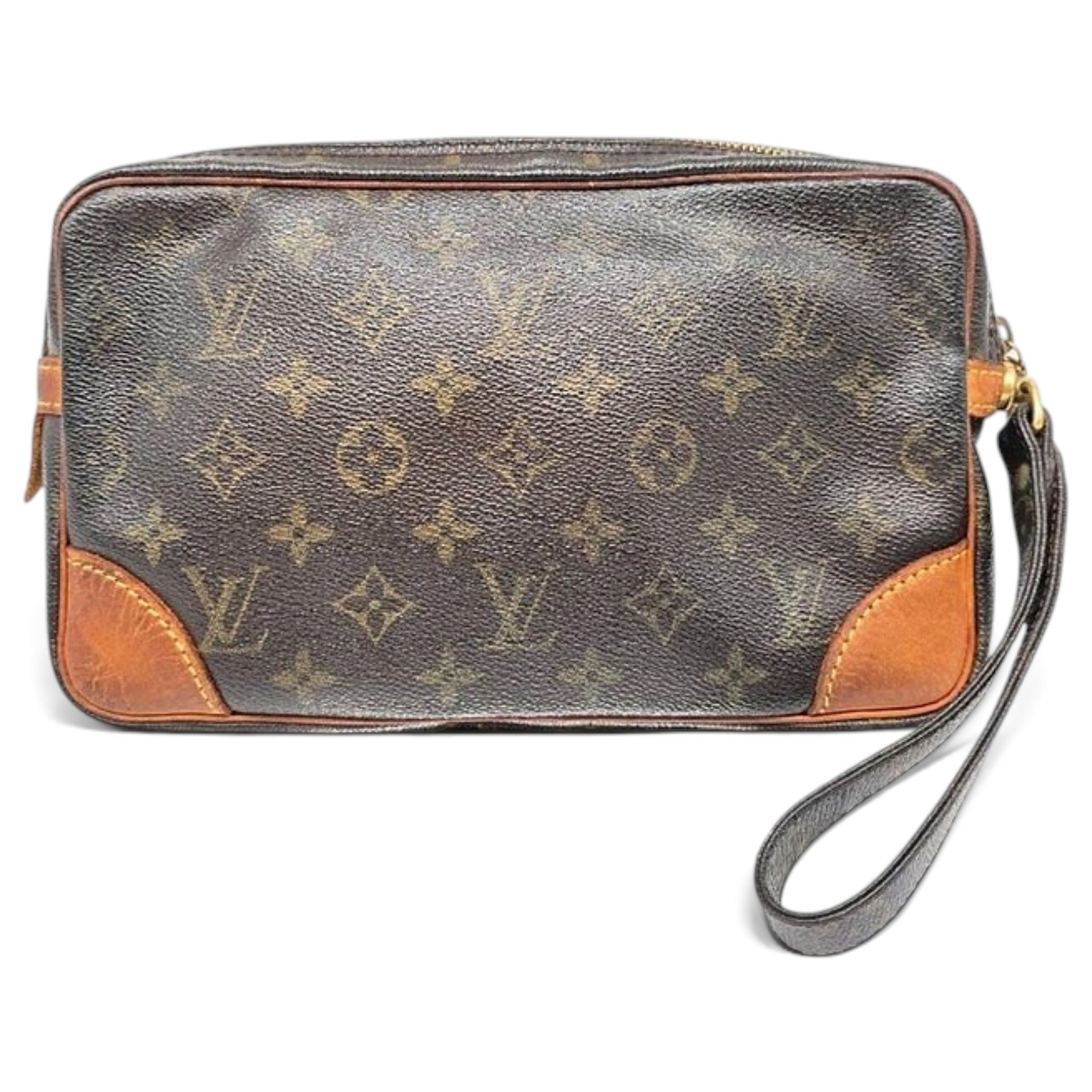 Marly Dragonne leather clutch bag