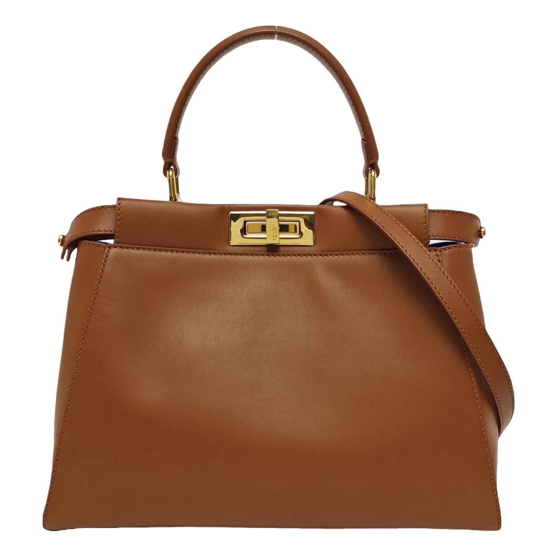 Peekaboo leather handbag