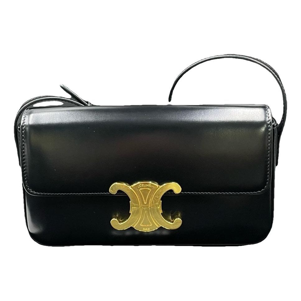 Triomphe Long leather handbag
