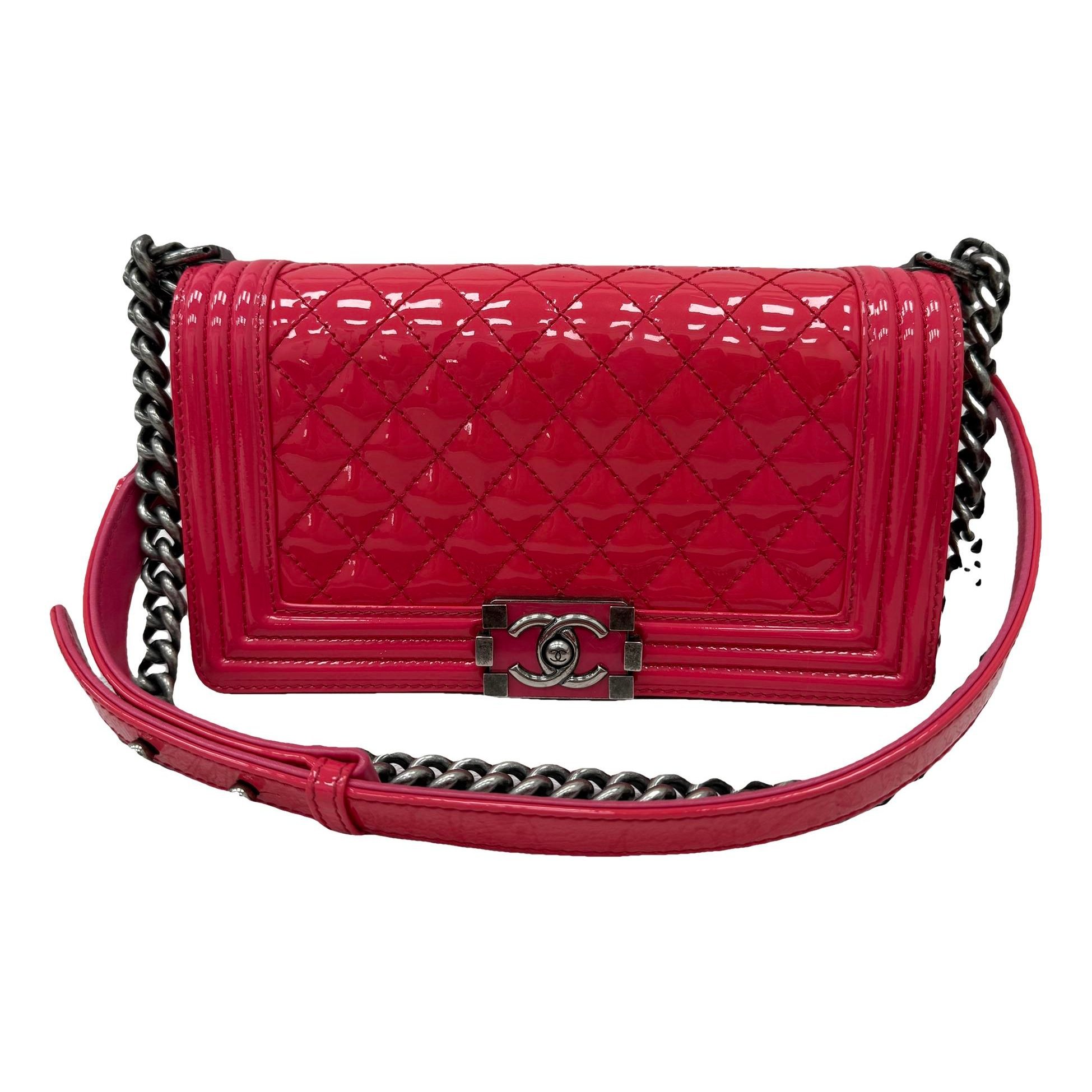 Boy patent leather handbag