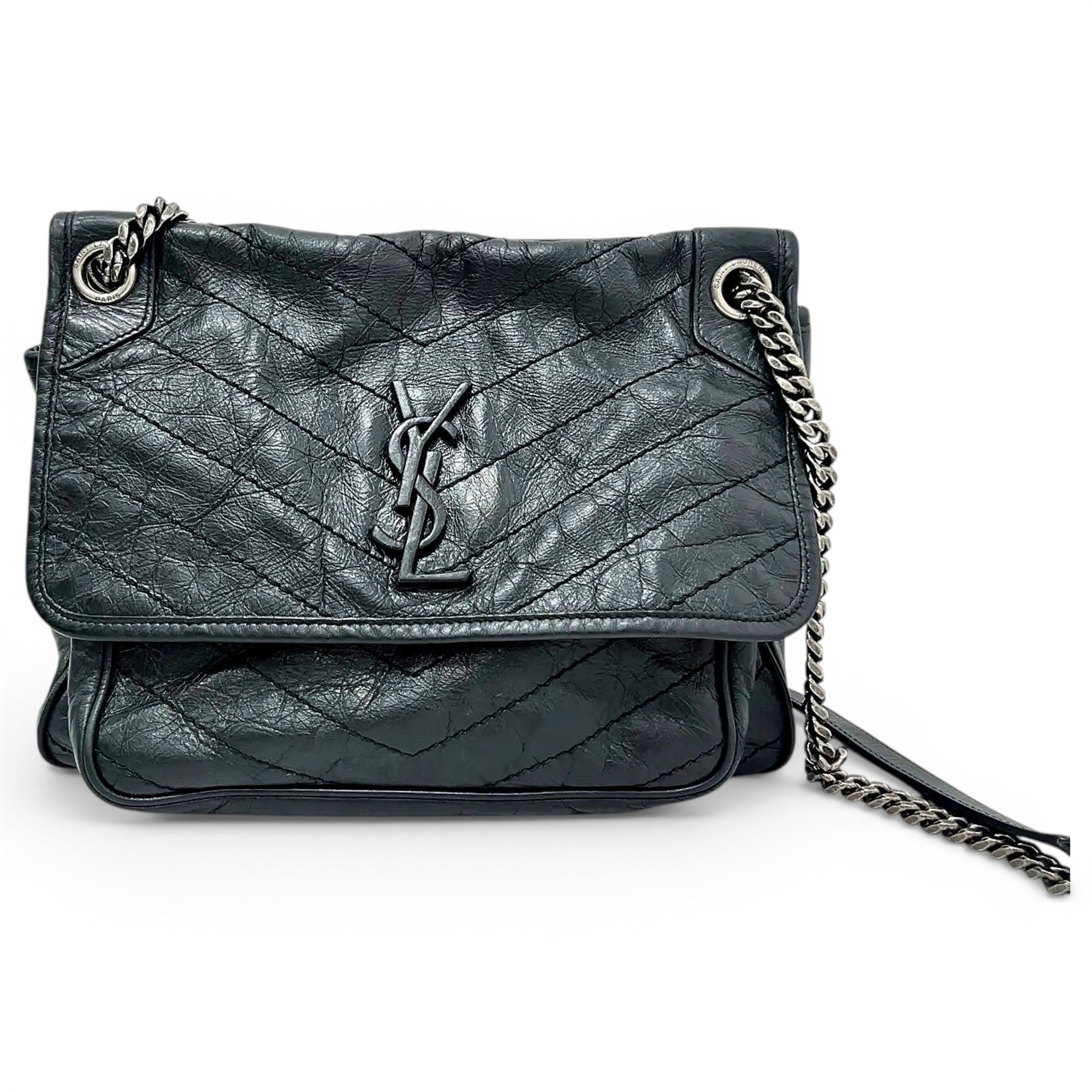Niki leather crossbody bag