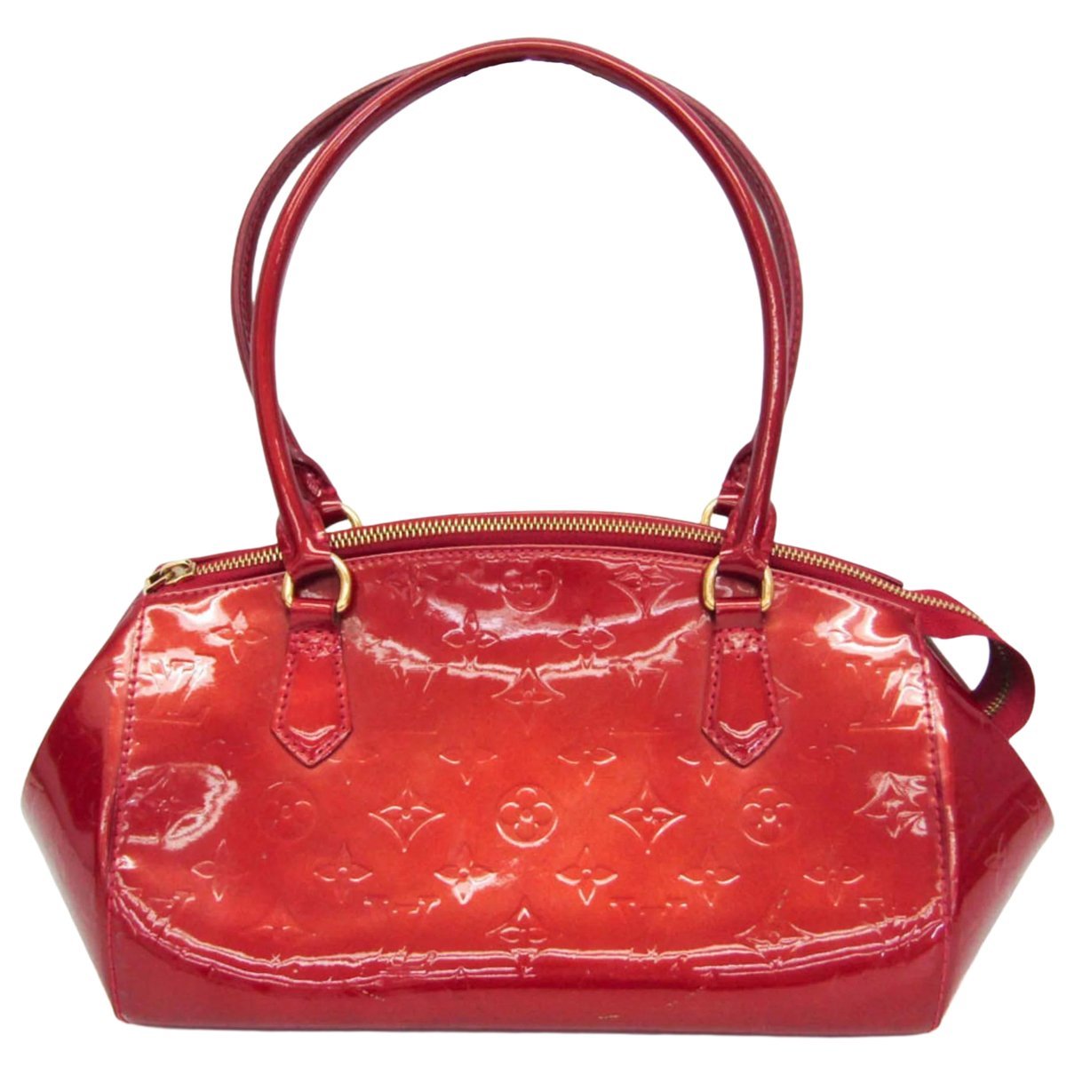 Sherwood patent leather handbag
