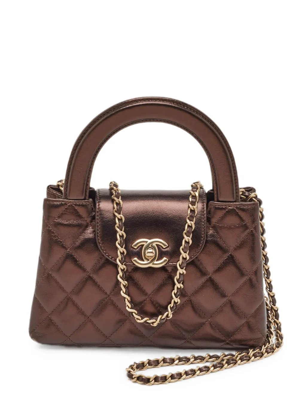 mini Kelly quilted tote bag