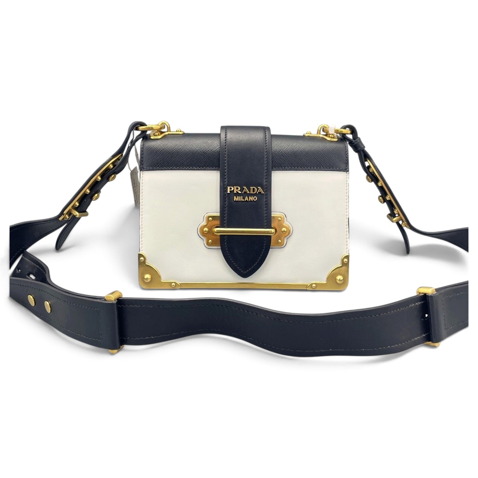 Cahier leather handbag