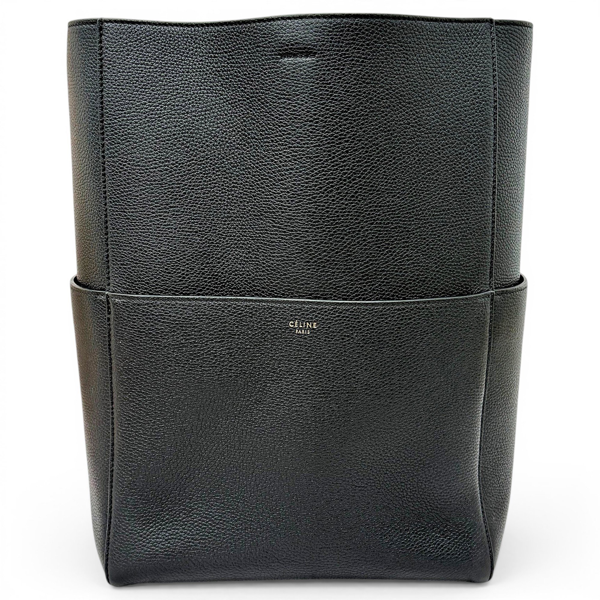 Seau Sangle leather handbag