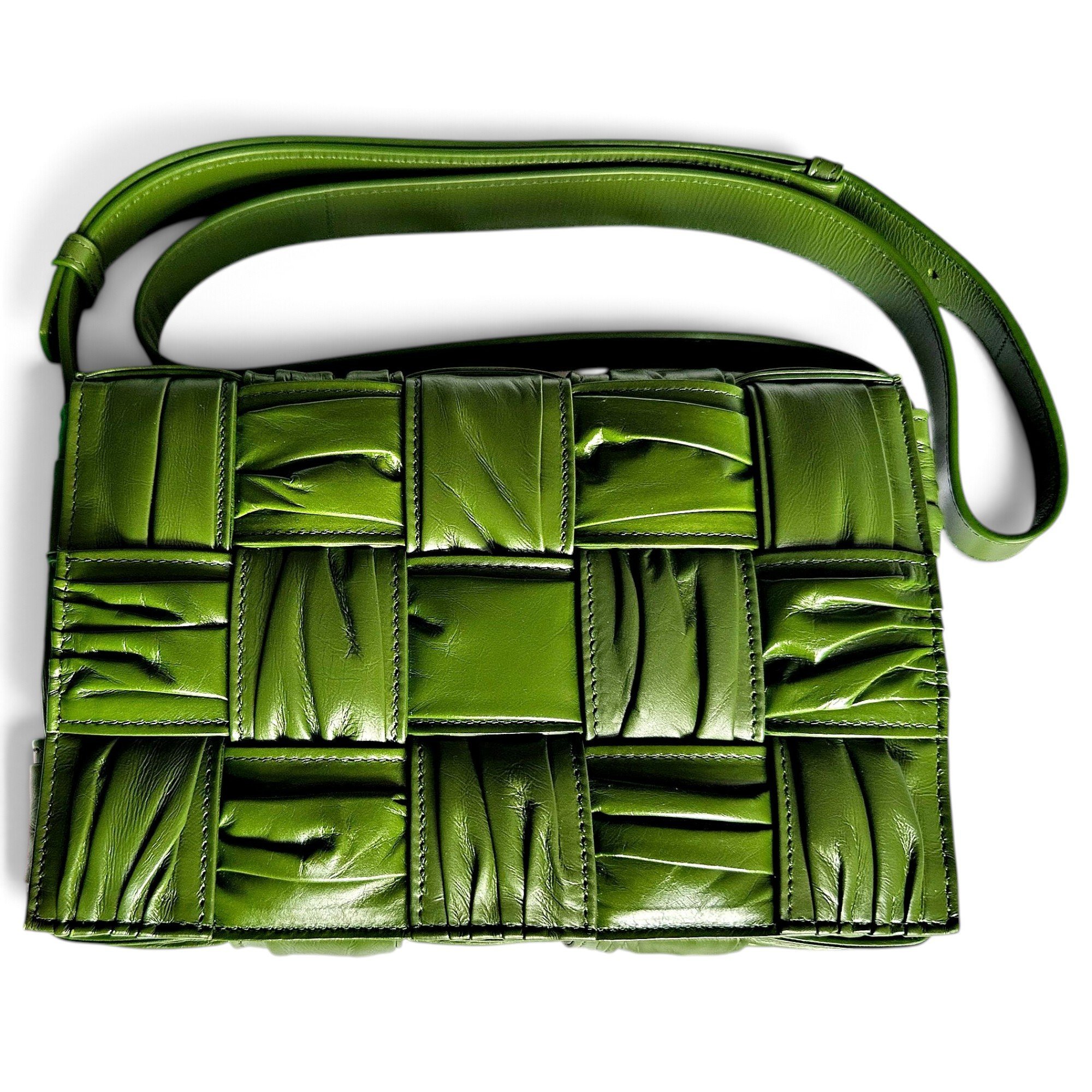 Cassette Padded leather handbag