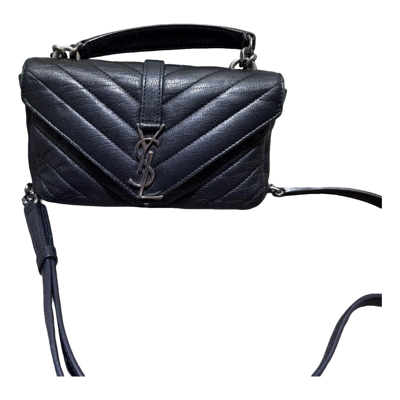 Collége monogramme leather handbag
