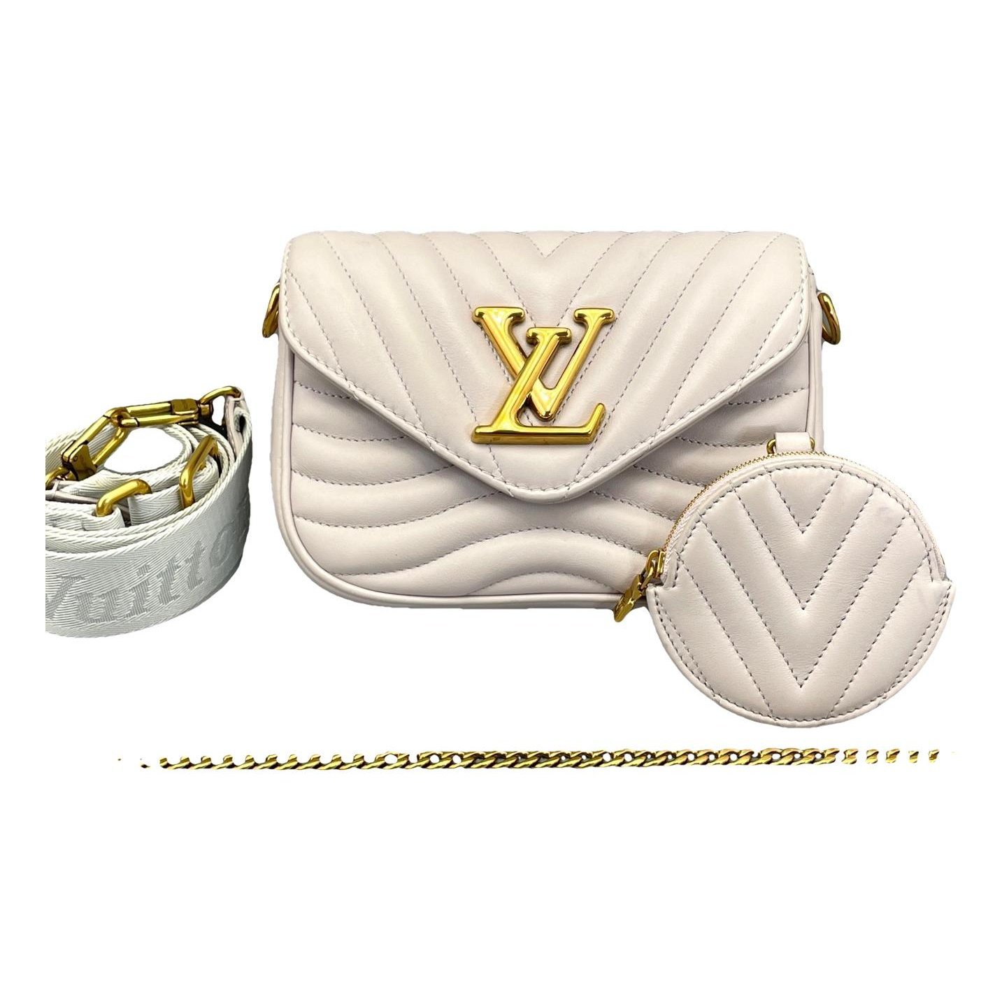 Multi-Pochette New Wave leather handbag