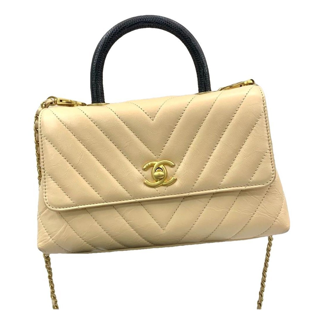 Coco Handle leather handbag