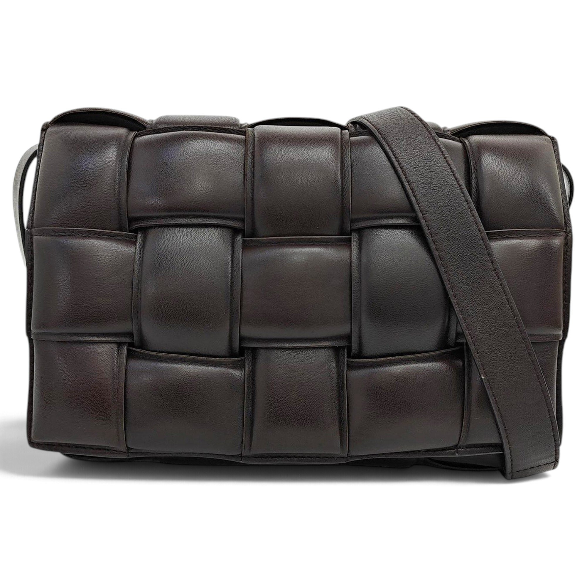 Brick Cassette leather handbag