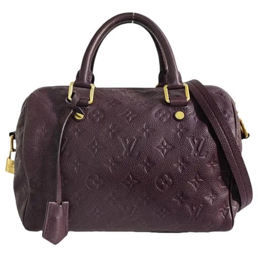 Nano Speedy / Mini HL leather handbag