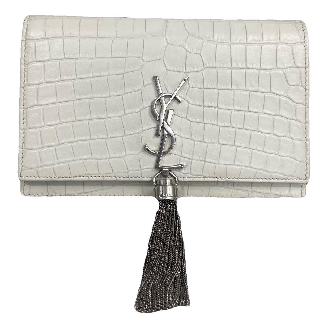 Pompom Kate leather handbag