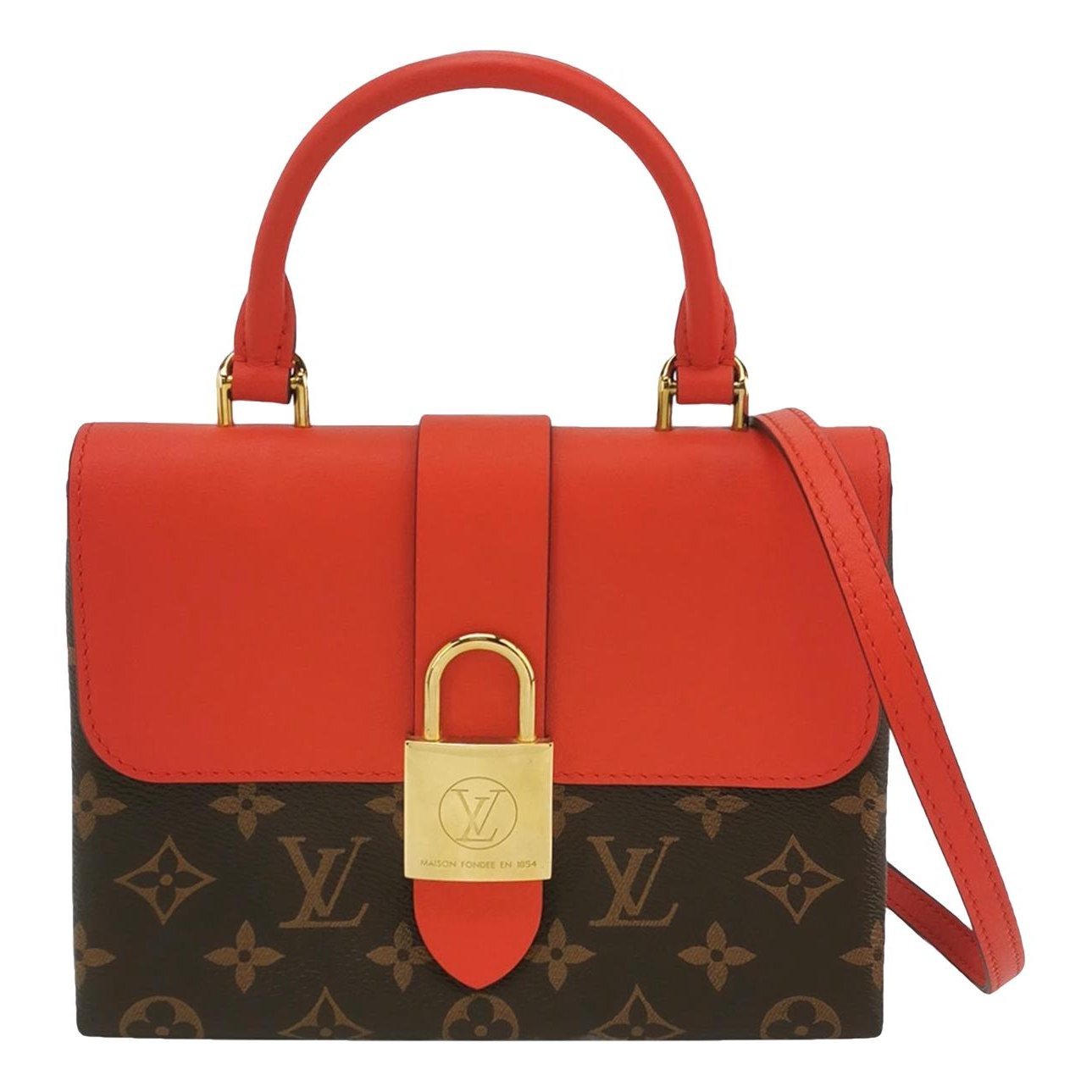 Louis Vuitton Locky BB leather handbag