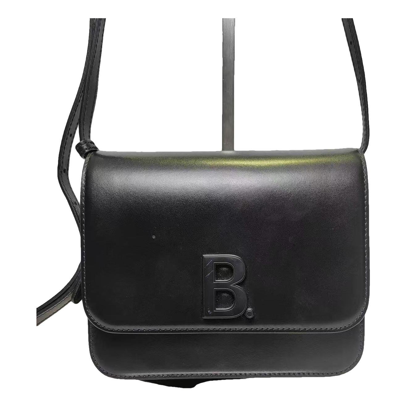 B leather handbag