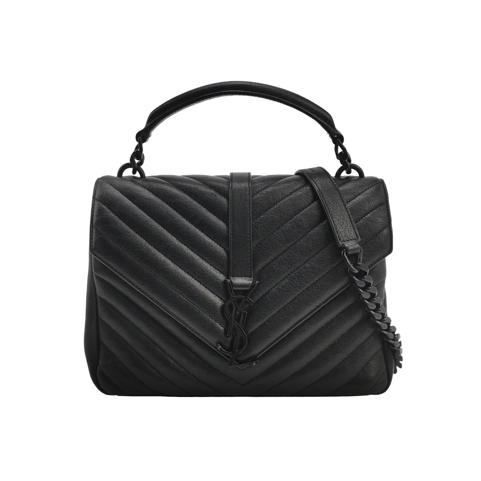 Collége monogramme leather handbag