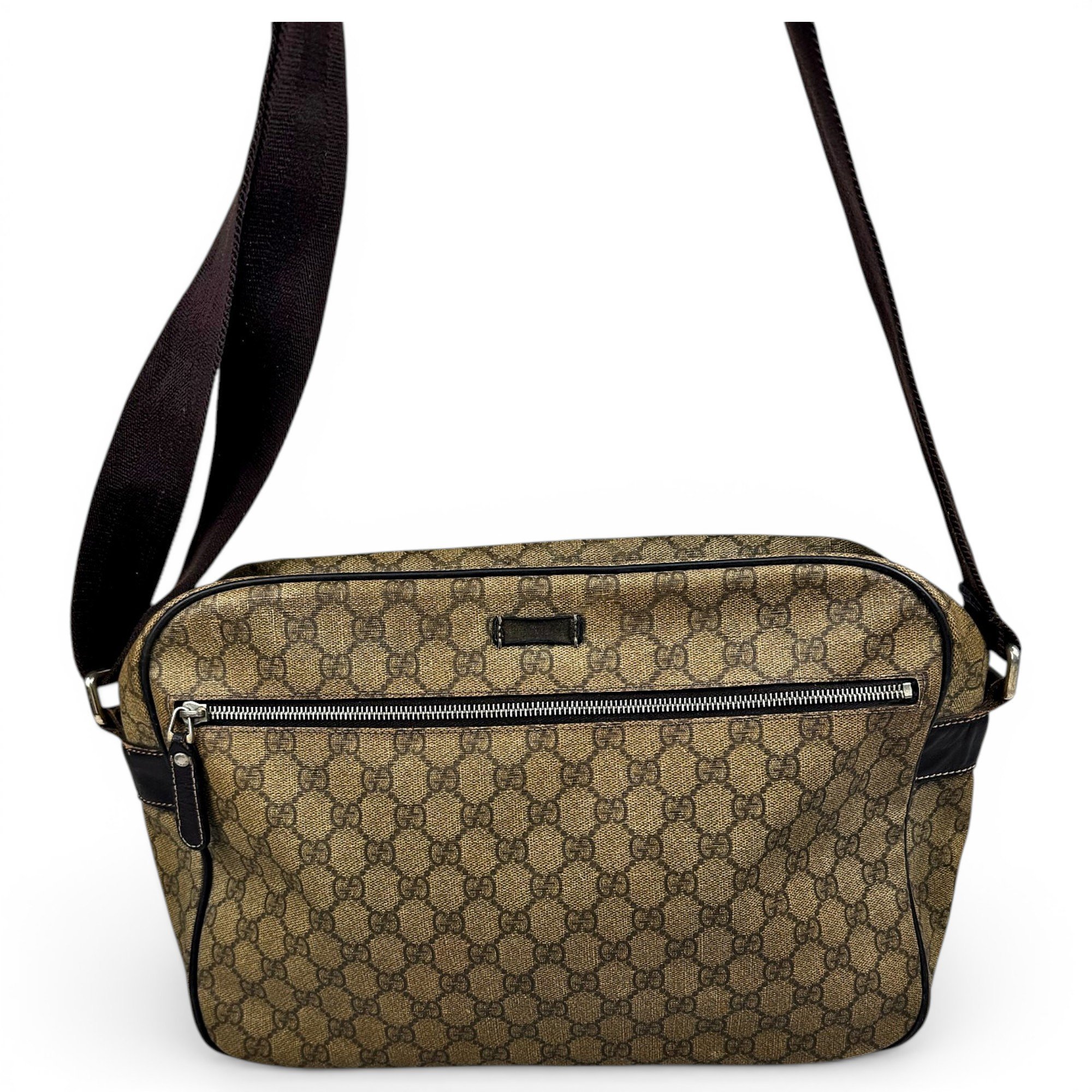 Ophidia Compartment Messenger cloth crossbody bag