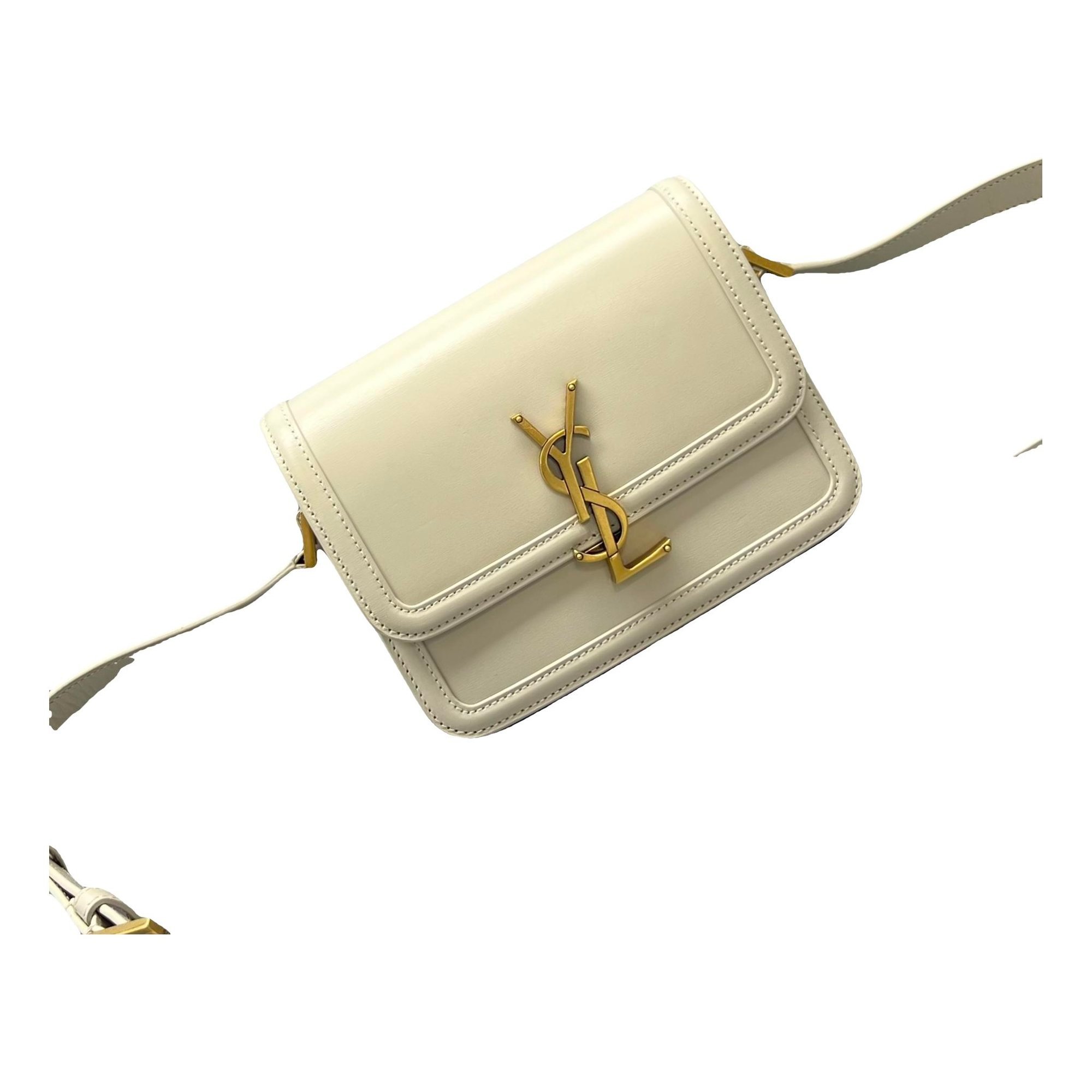 Solférino leather handbag