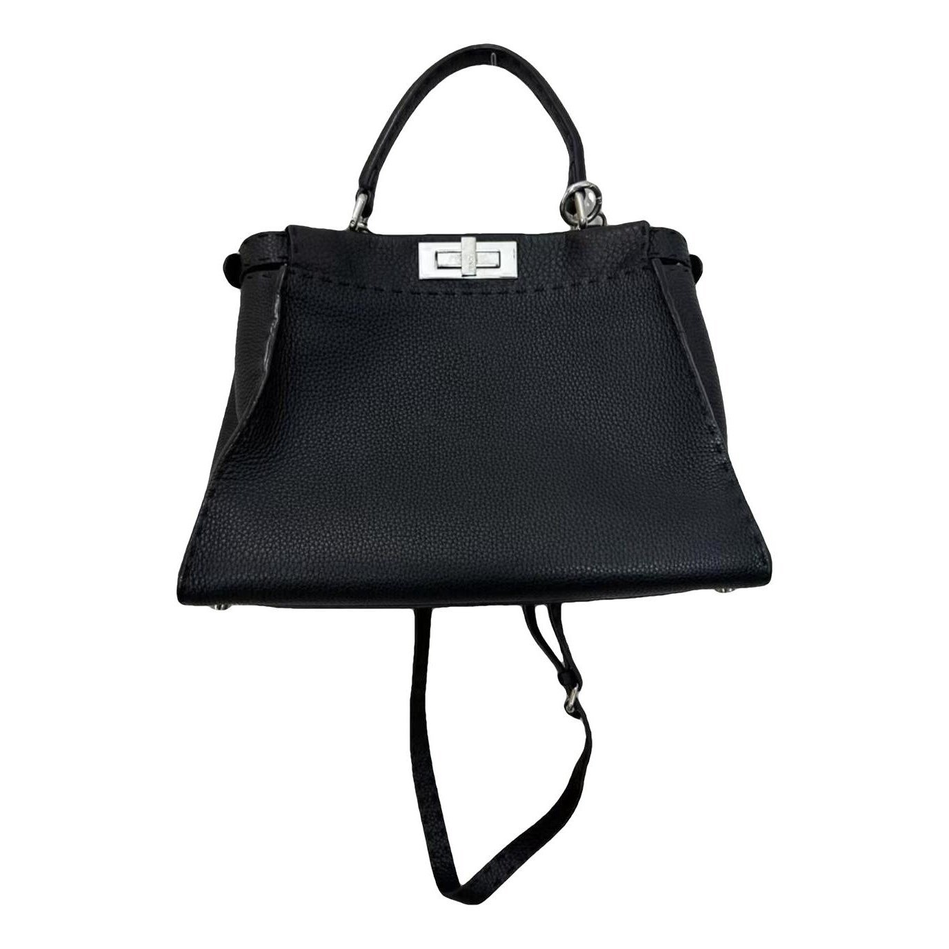 Peekaboo leather handbag
