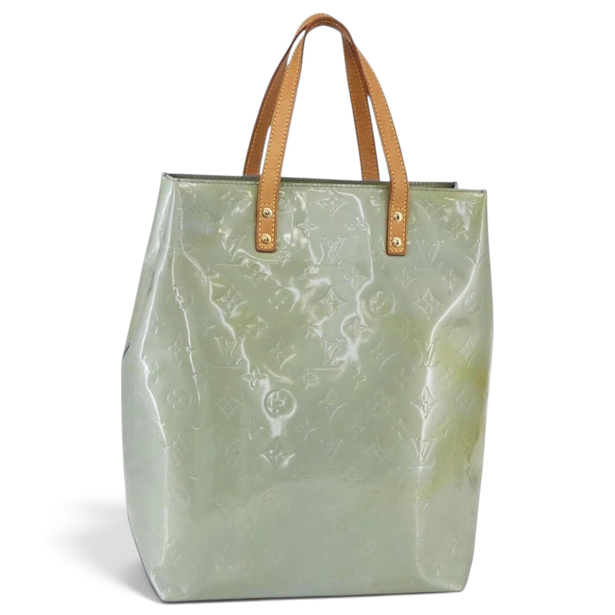 Reade patent leather handbag