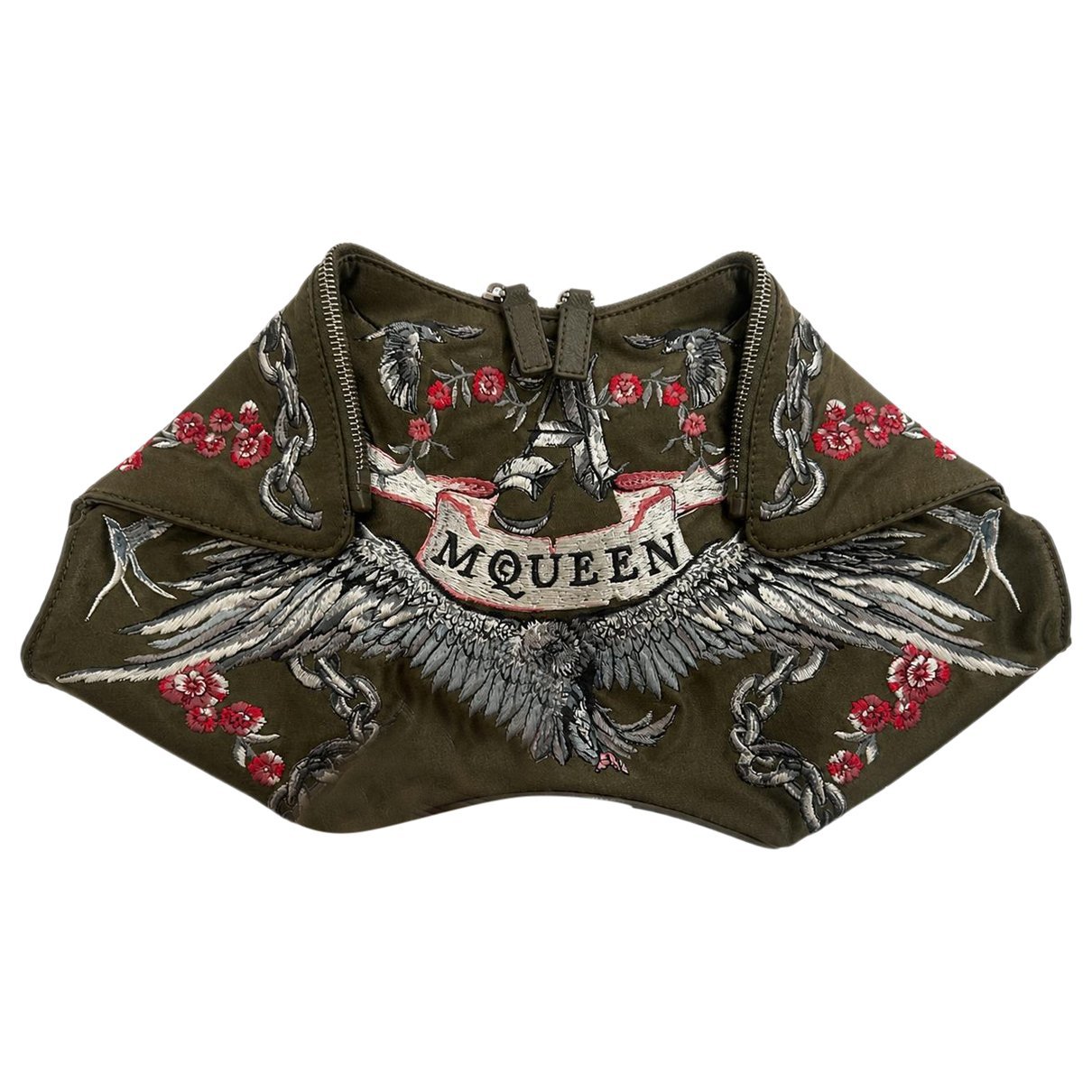 Manta silk clutch bag
