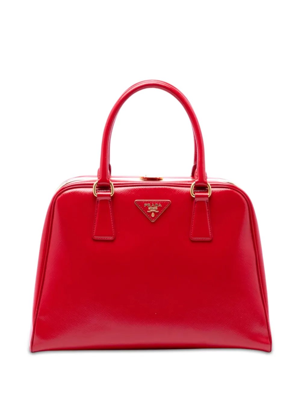 2010-2026 Saffiano Vernice Pyramid Frame handbag