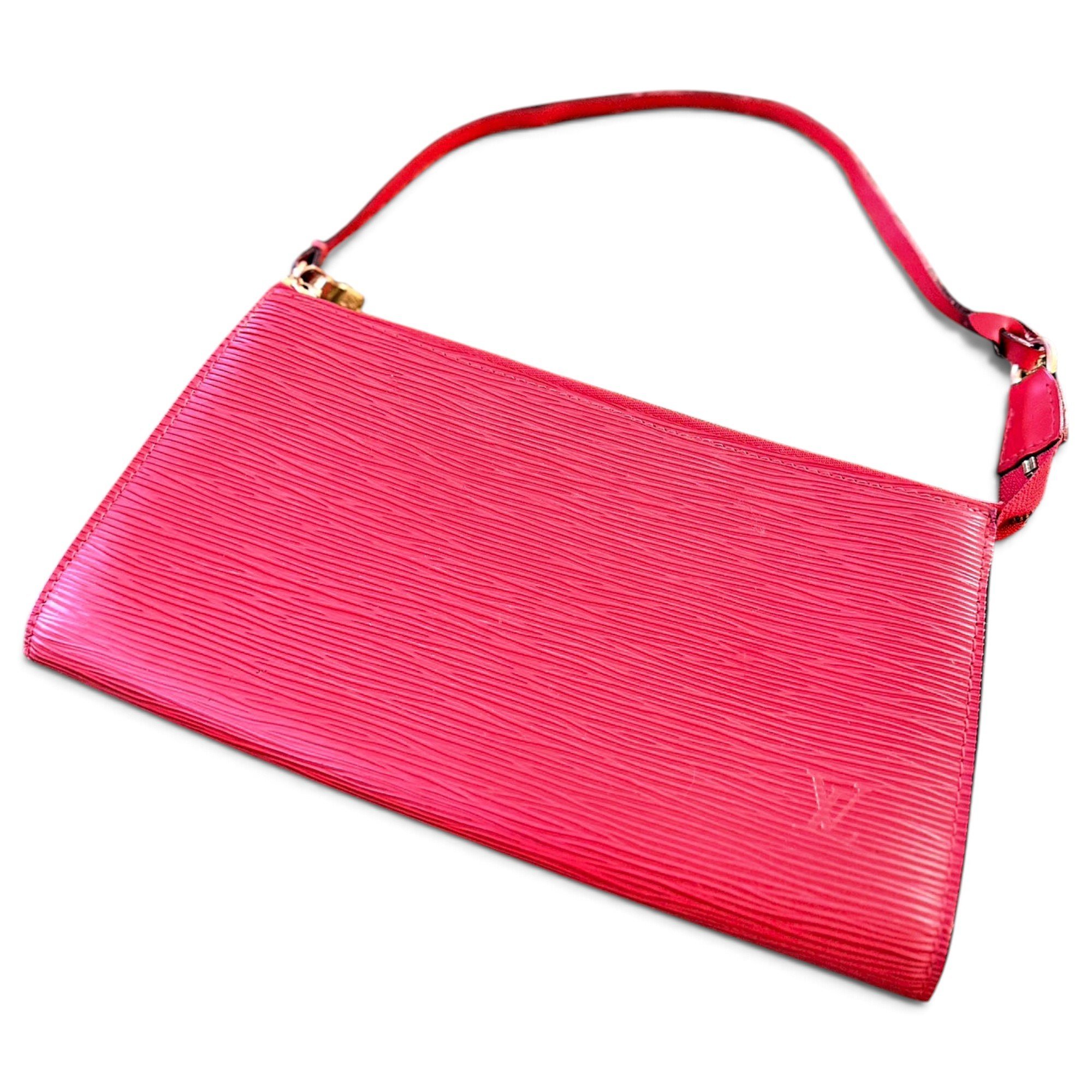 Ana leather clutch bag