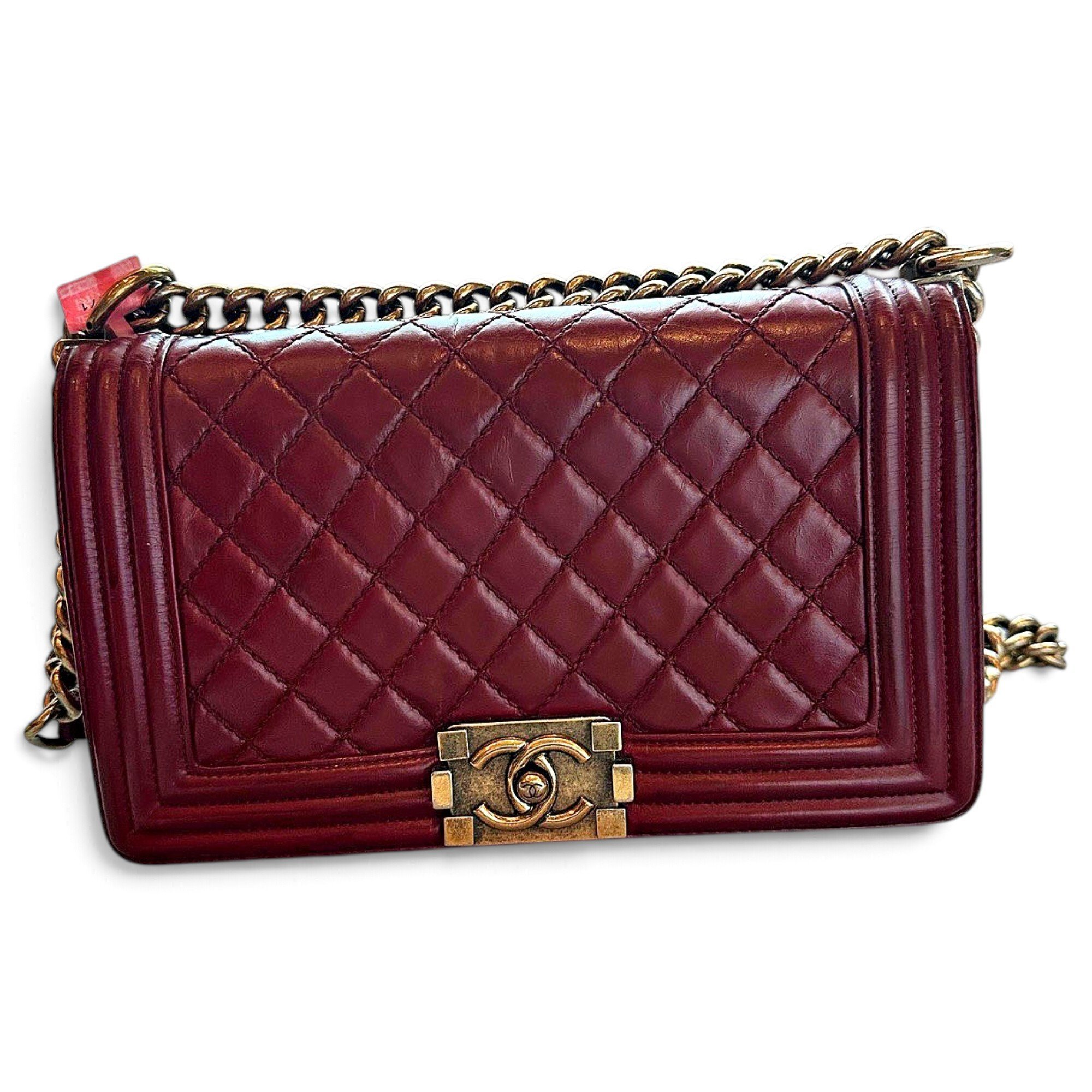 Boy leather crossbody bag