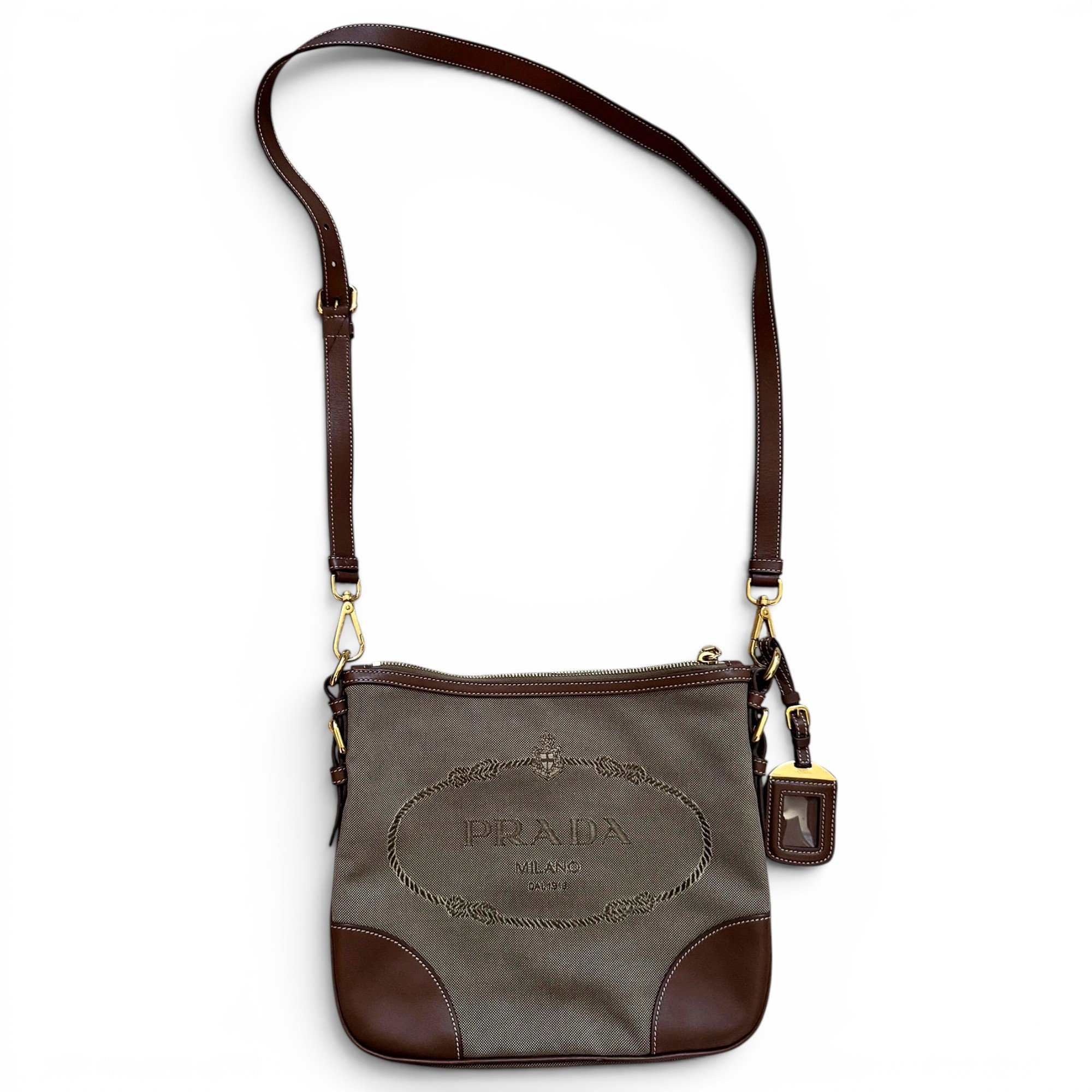 Leather crossbody bag