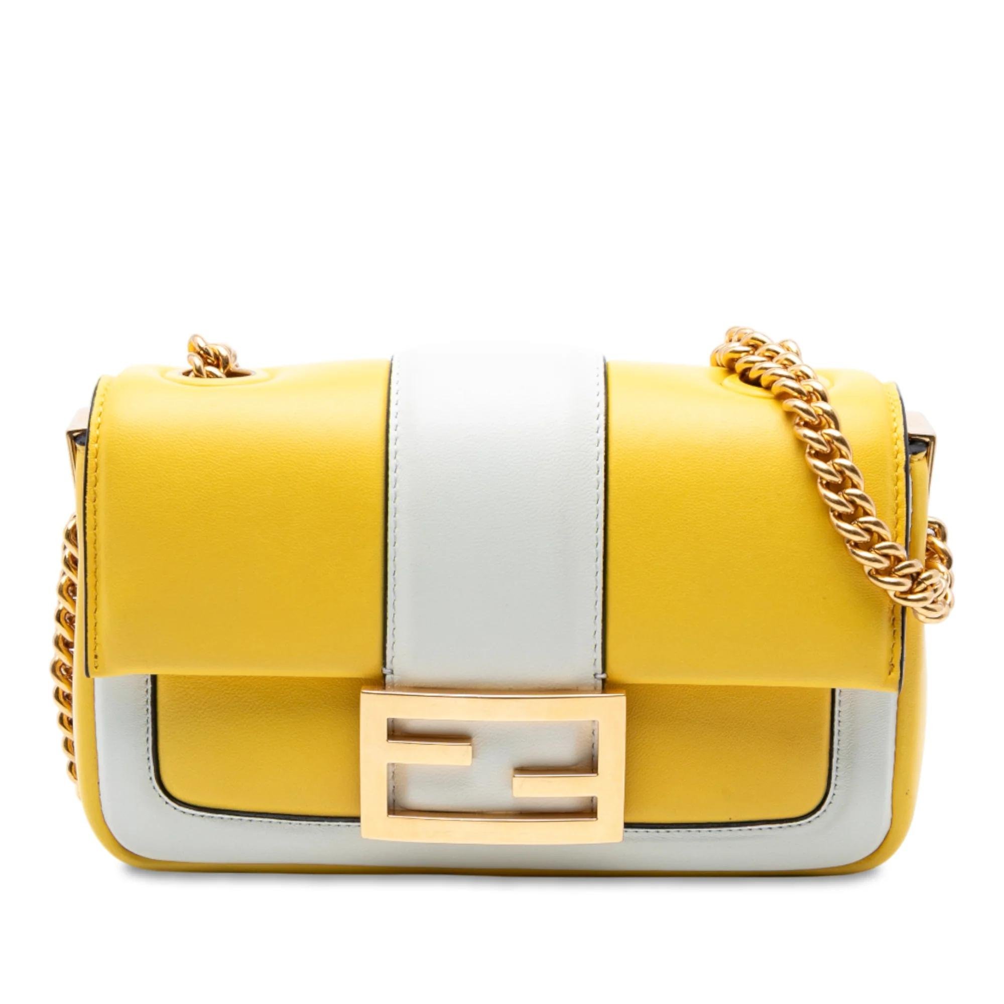 Baguette leather handbag