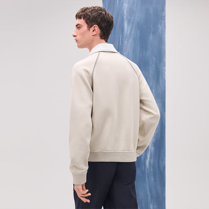 Vapeur "Reversible Sport" Full-zip Sweater