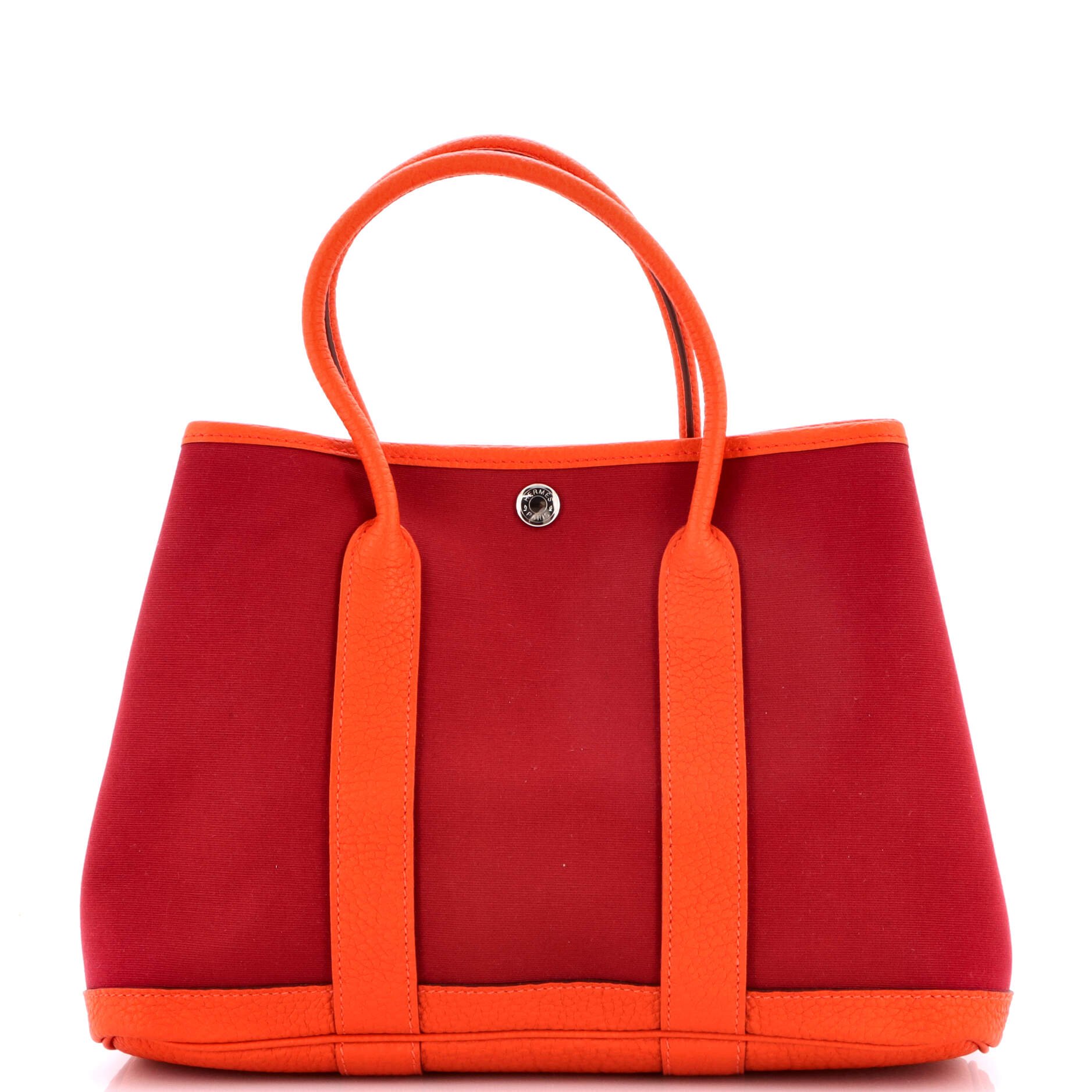 Hermes Garden Party Tote Toile and Leather 30