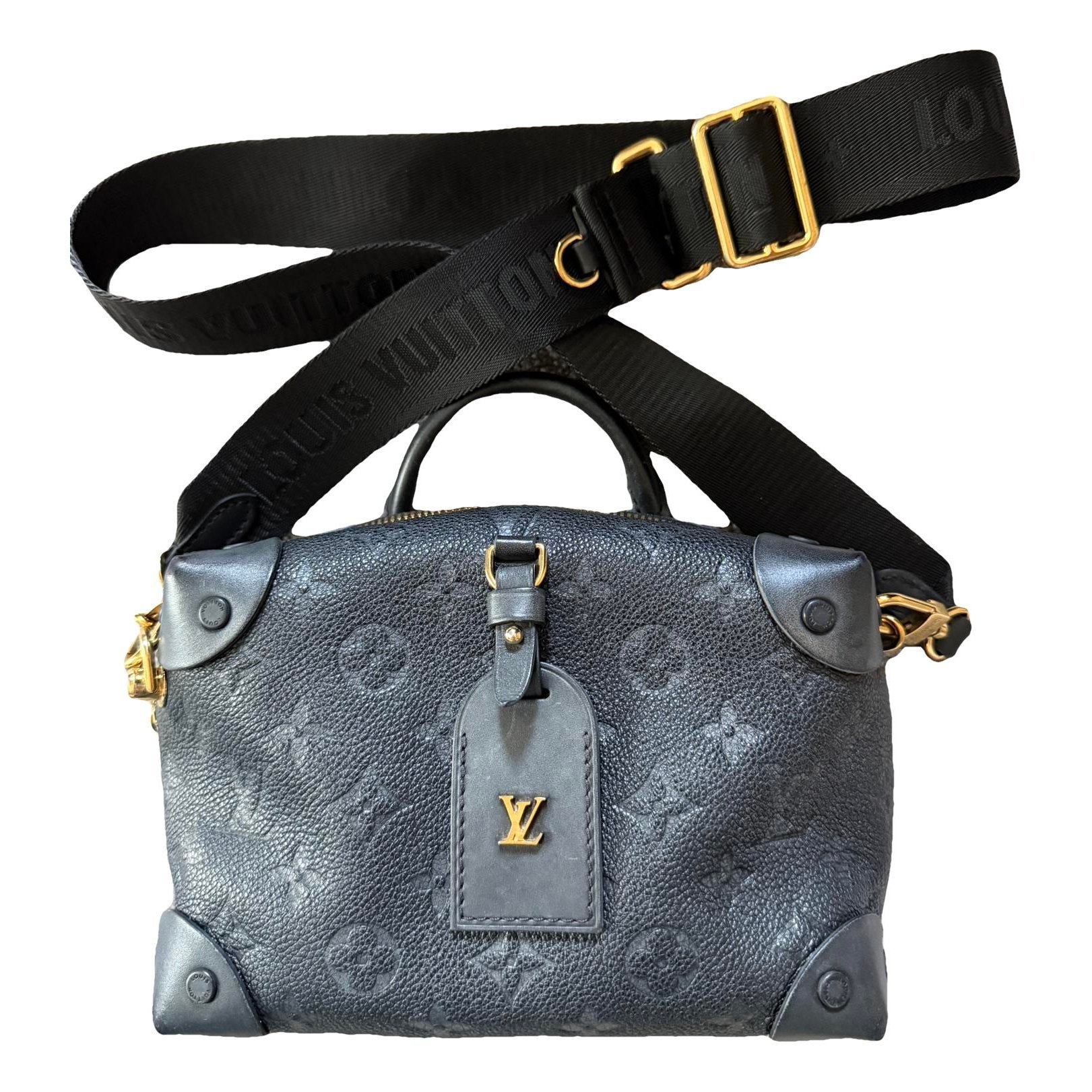 Petite Malle Souple leather handbag