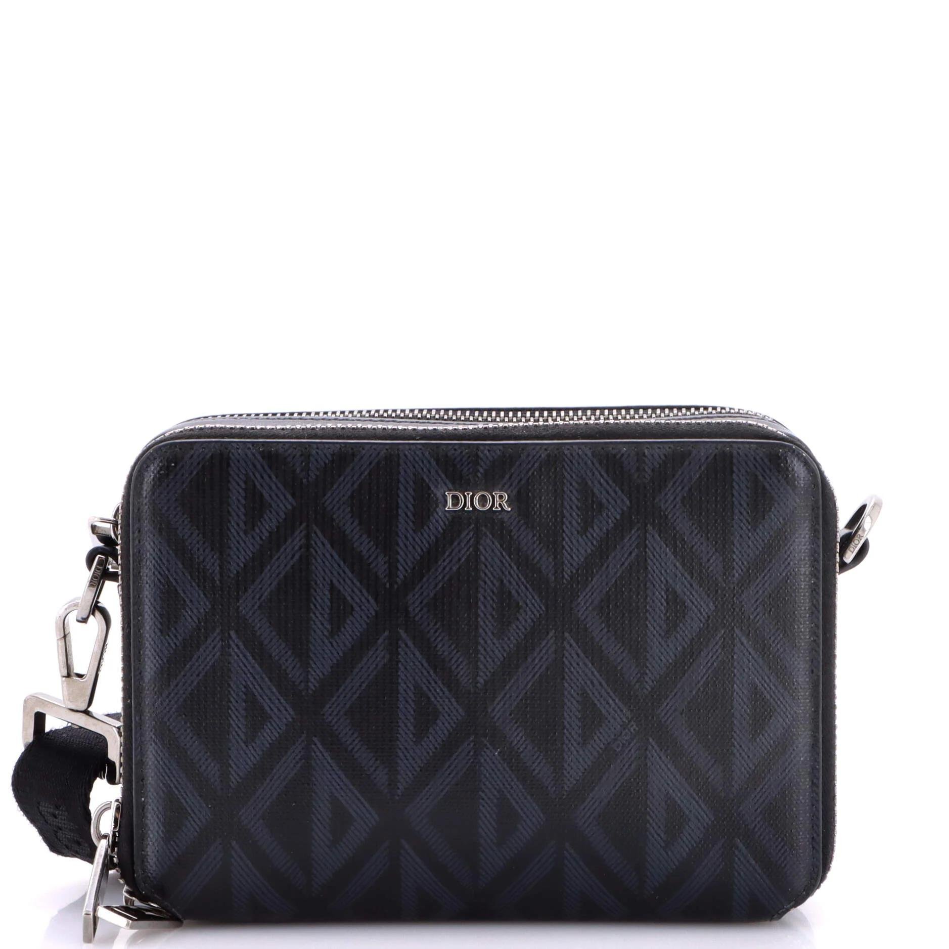 Leather clutch bag