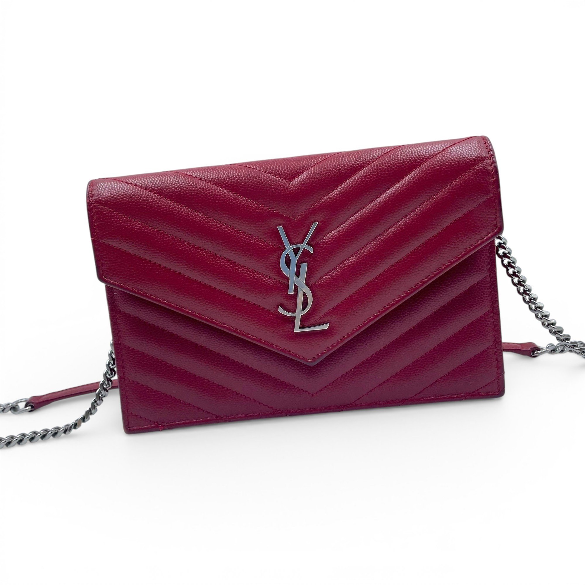 Portefeuille enveloppe leather handbag