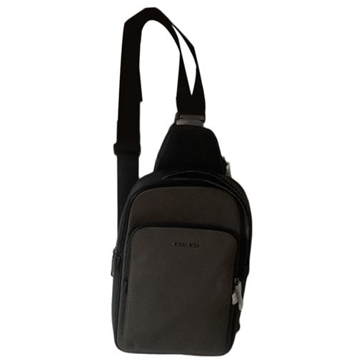 Leather backpack