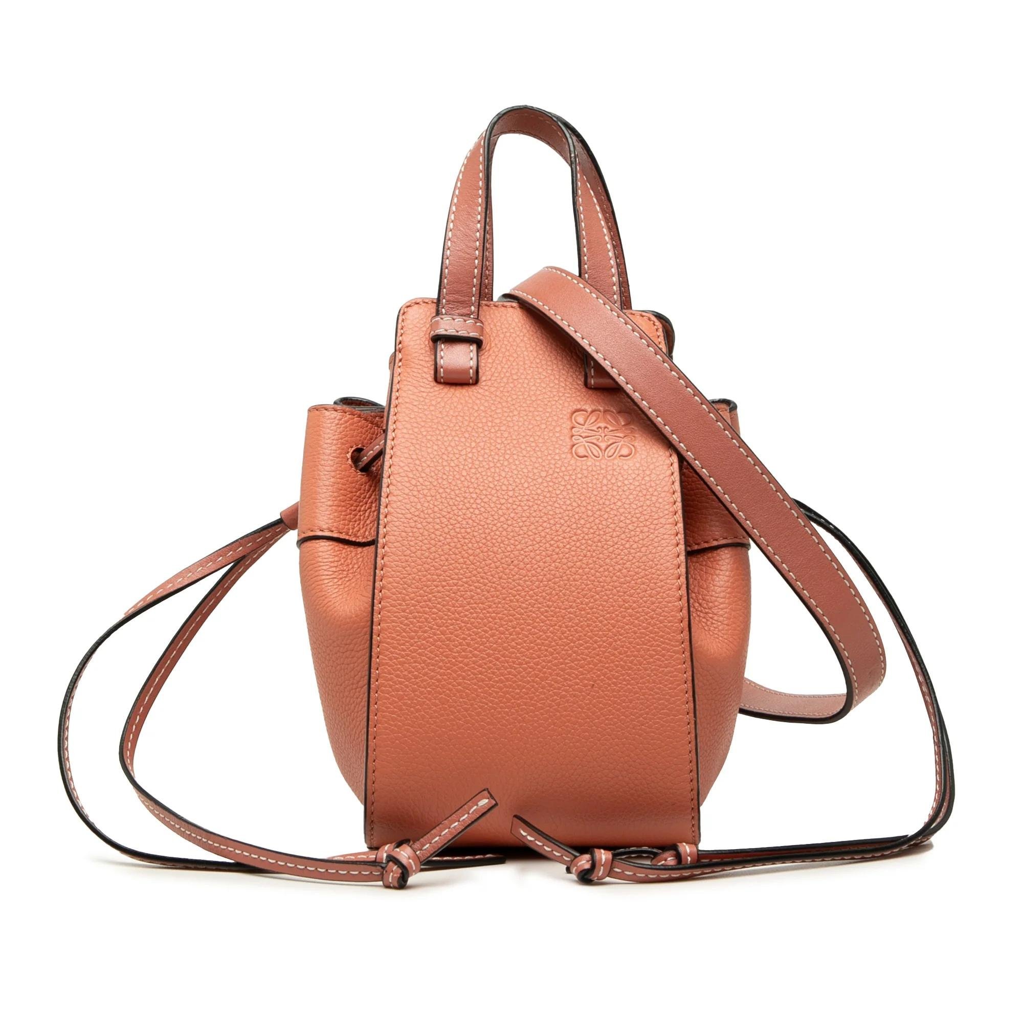 Hammock leather mini bag