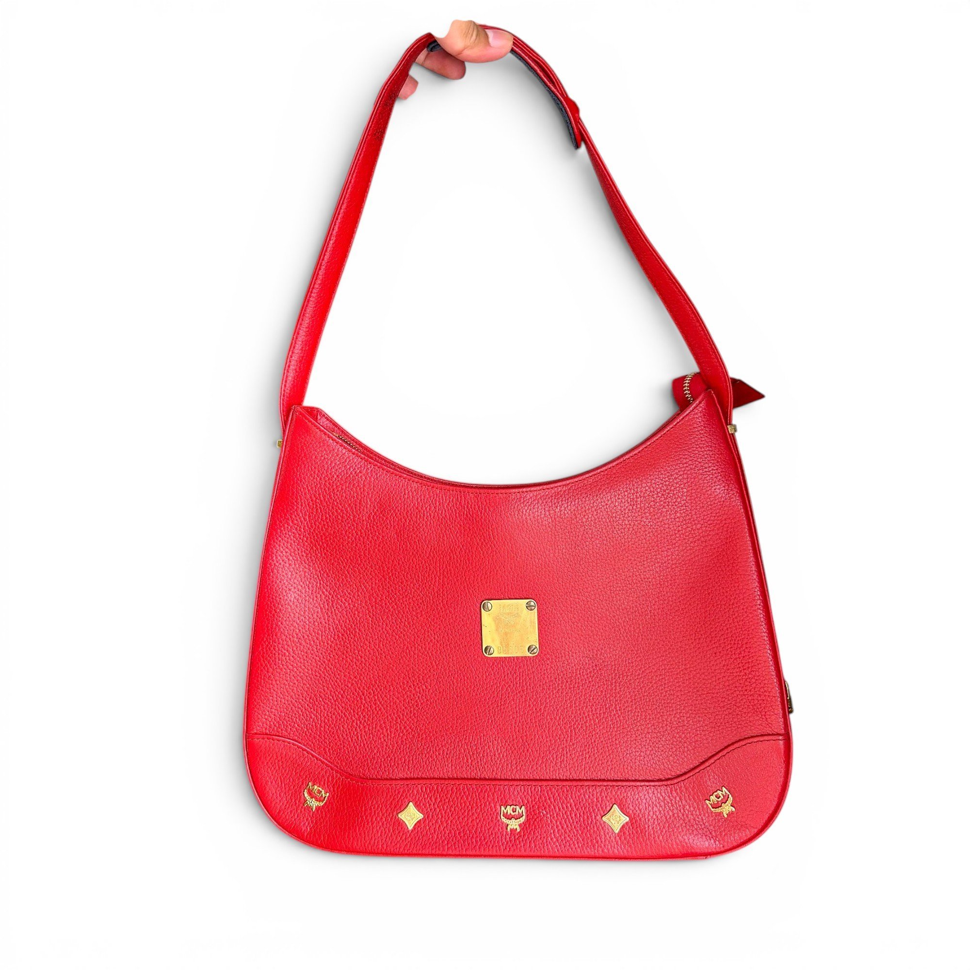Leather handbag
