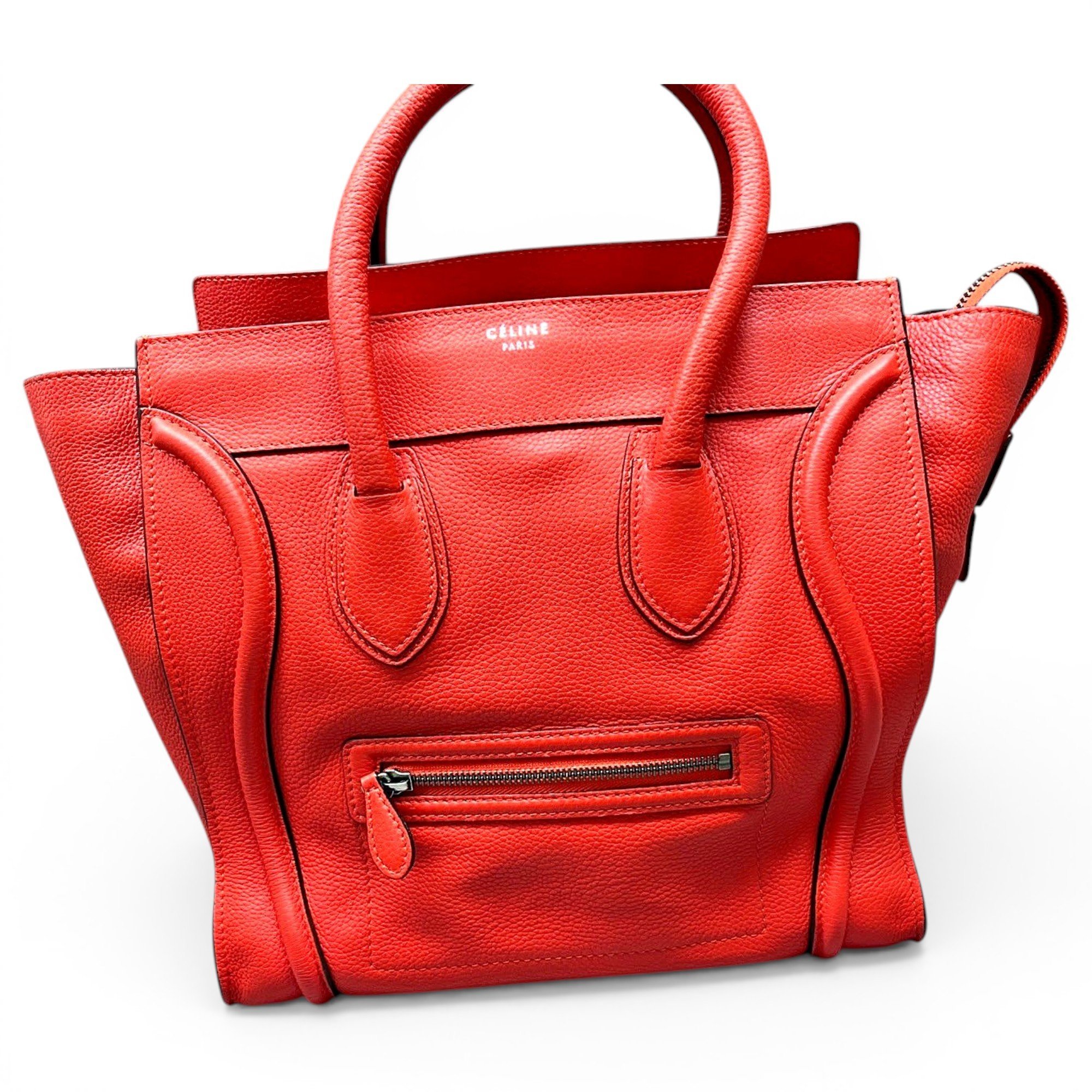 Luggage leather handbag