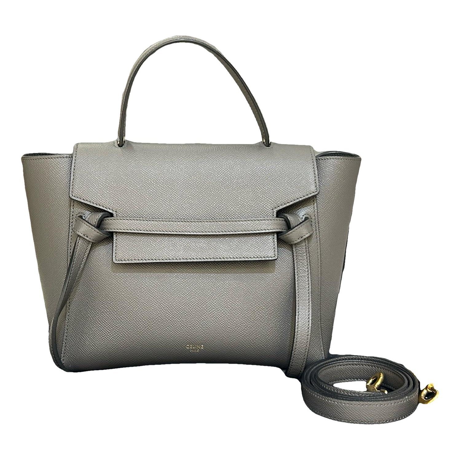 Belt leather handbag