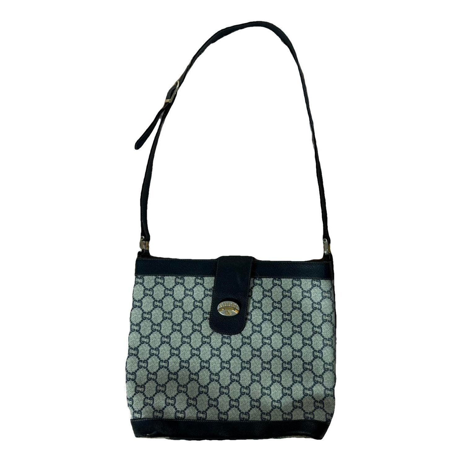 GG Ring leather handbag