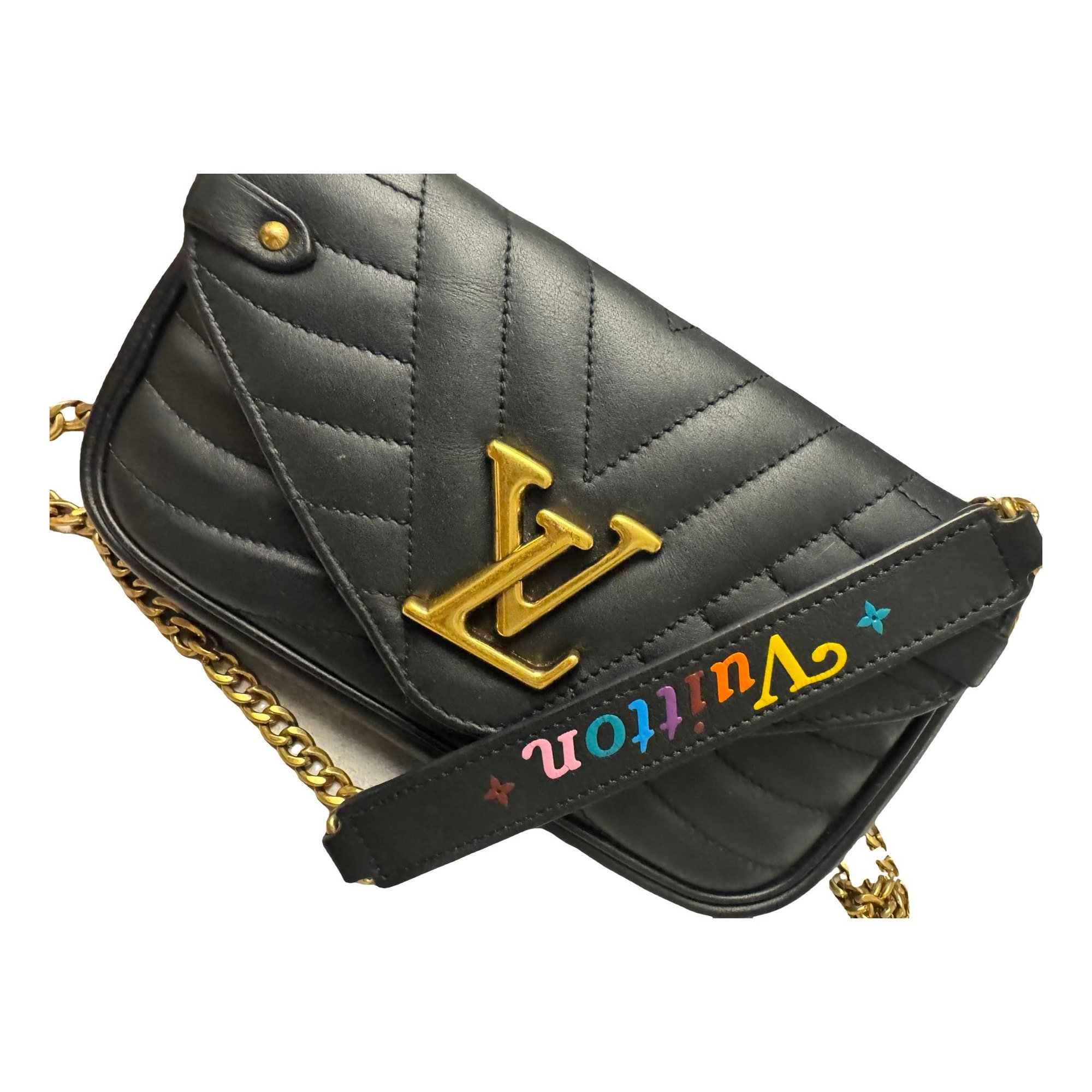 New Wave leather handbag