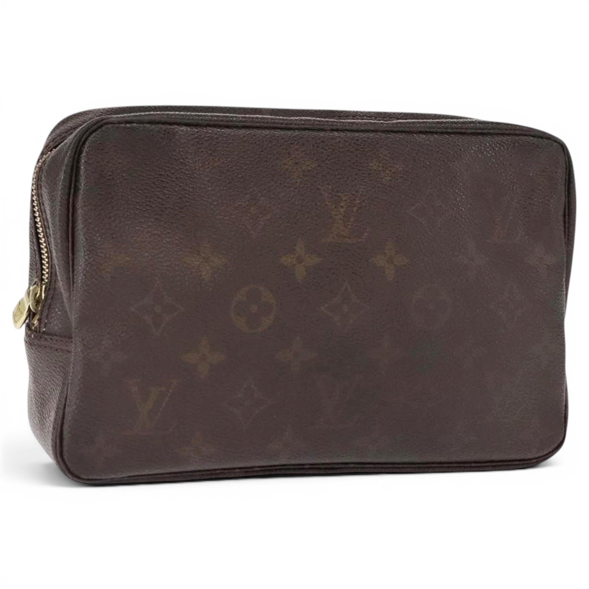 Leather clutch bag