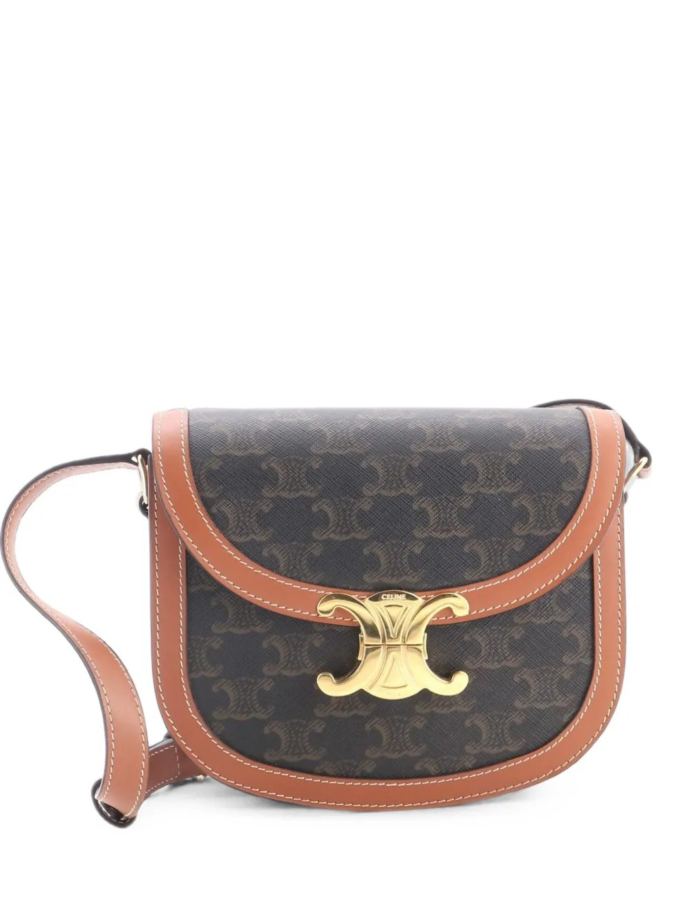 Besace Triomphe Triomphe Coated Canvas Teen shoulder bag
