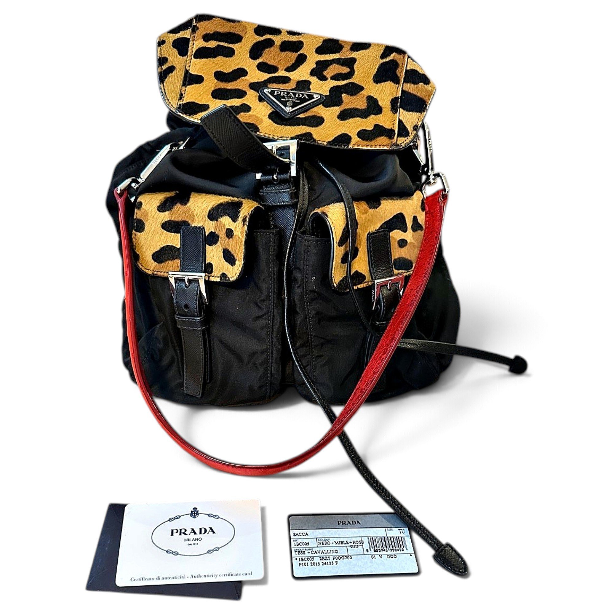 Prada Pony-style calfskin handbag