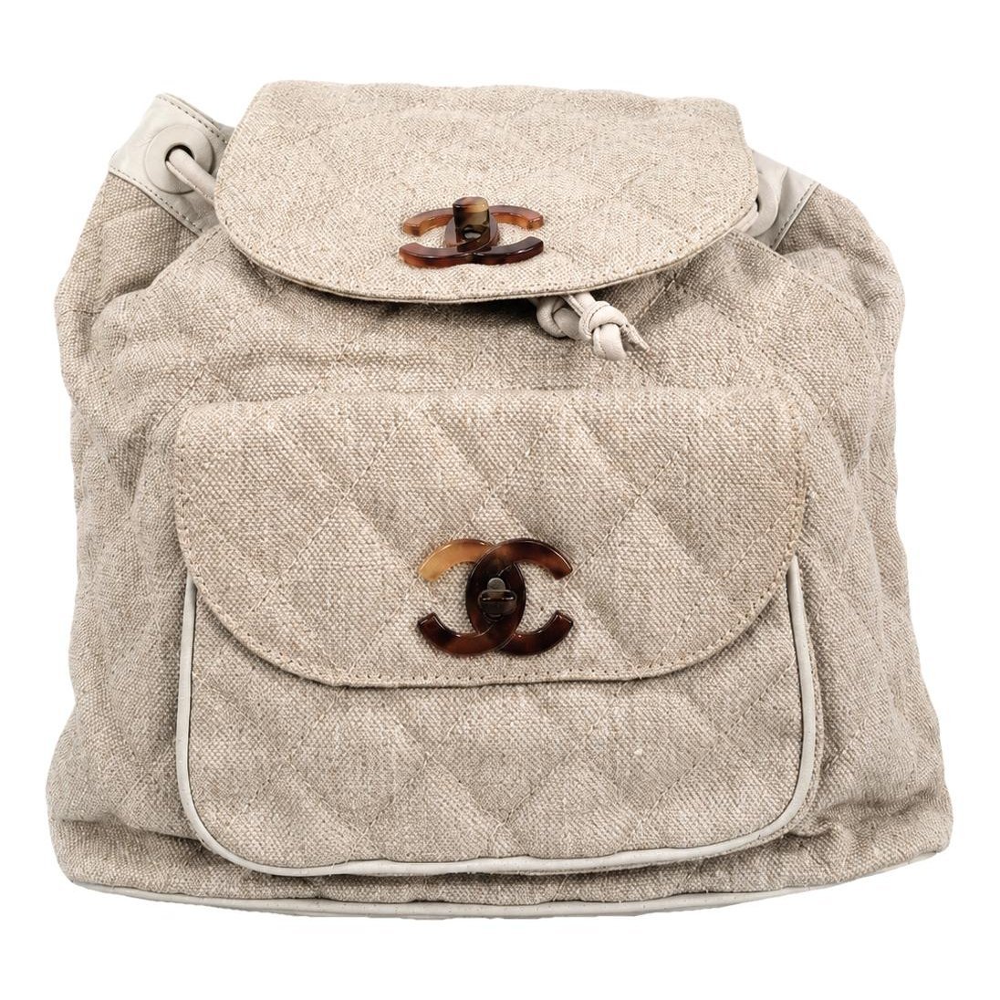 Leather backpack