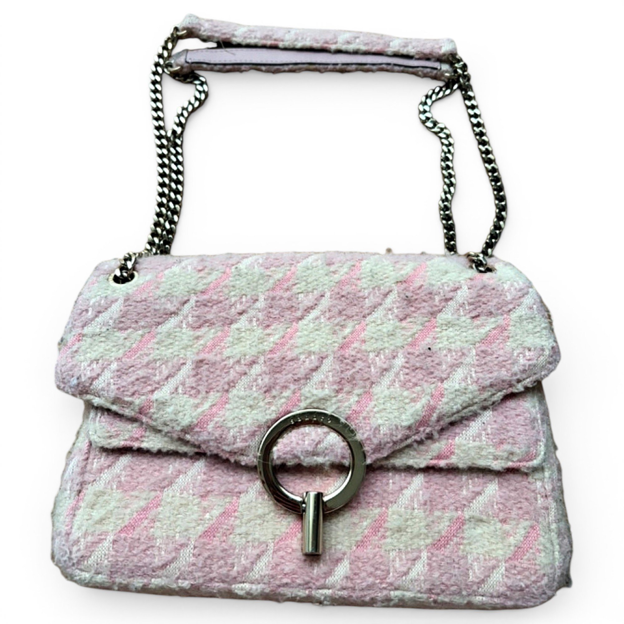 Sandro Yza tweed handbag