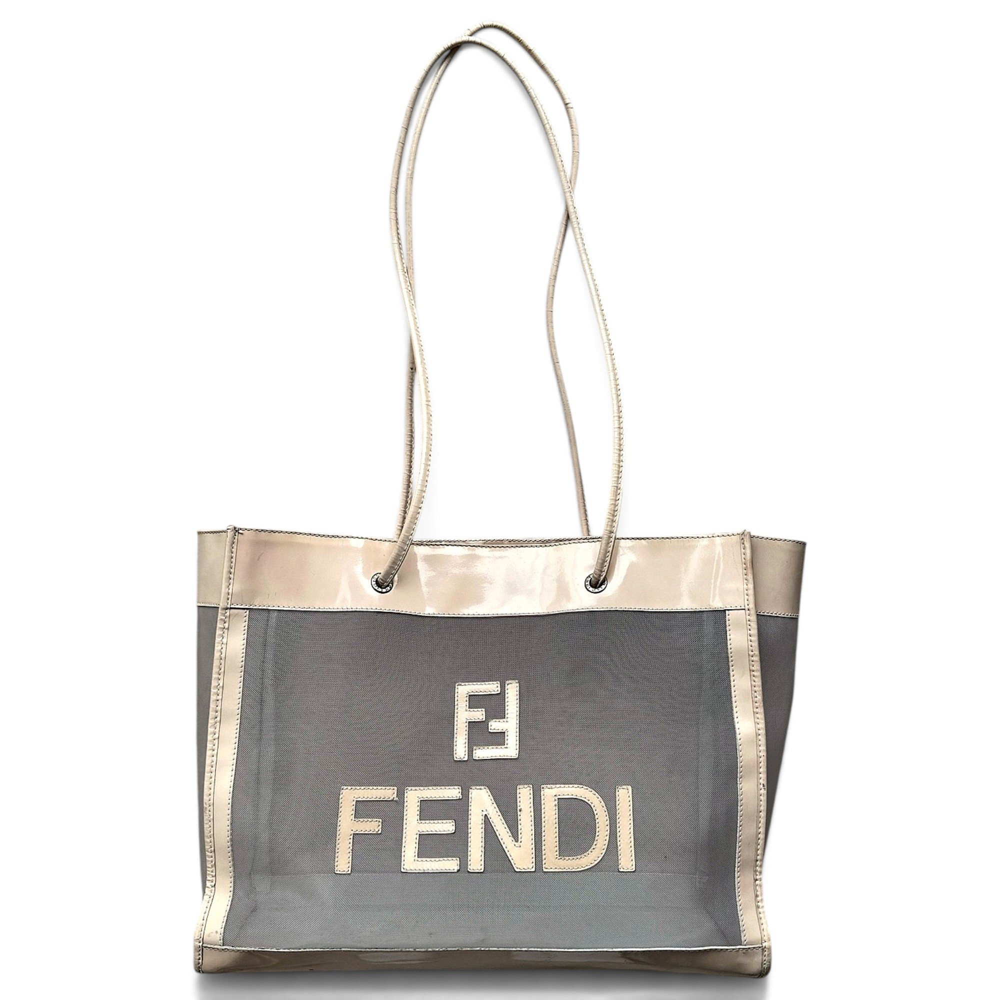 Patent leather tote